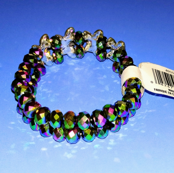 💚💲4/$20. Butterfly Rainbow-Beads Bracelet, Jewelr - Picture 4 of 6
